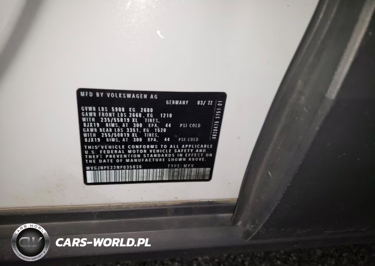 2022 Volkswagen Id.4 Pro VIN:WVGJNPE22NP035836 - 13