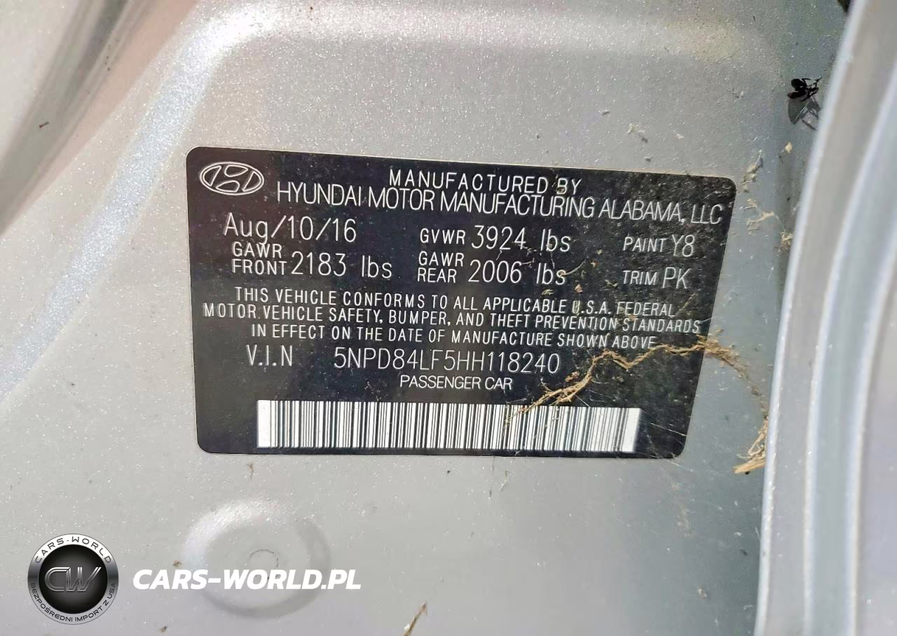 2017 Hyundai Elantra Se VIN:5NPD84LF5HH118240 - 13