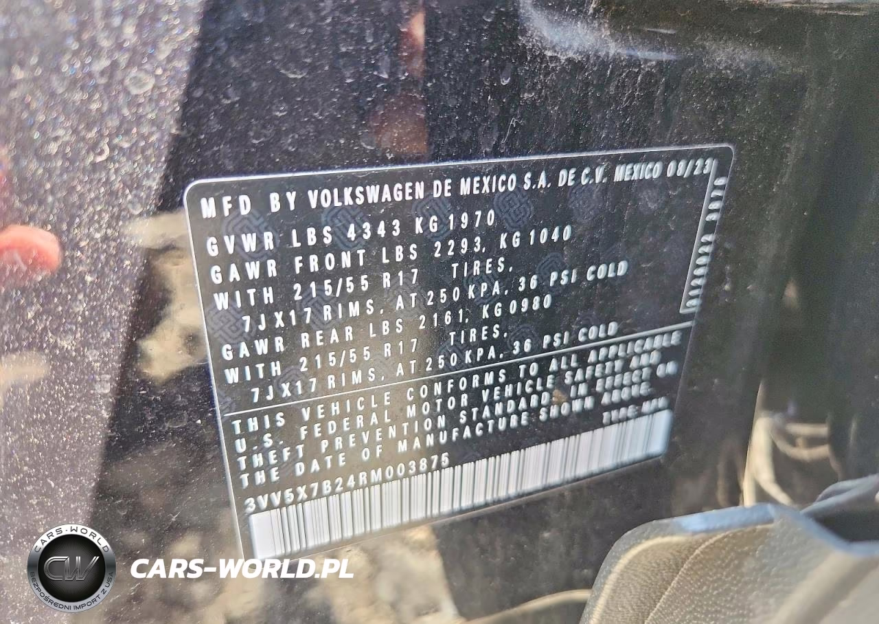 2024 Volkswagen Taos S VIN:3VV5X7B24RM003875 - 13