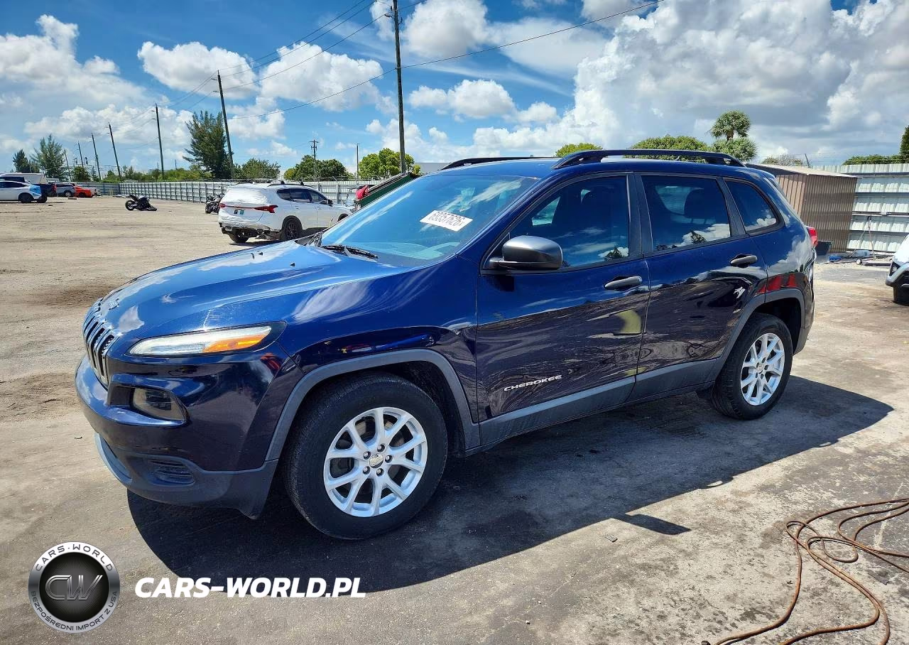 2016 Jeep Cherokee Sport VIN:1C4PJLABXGW136849 - 1