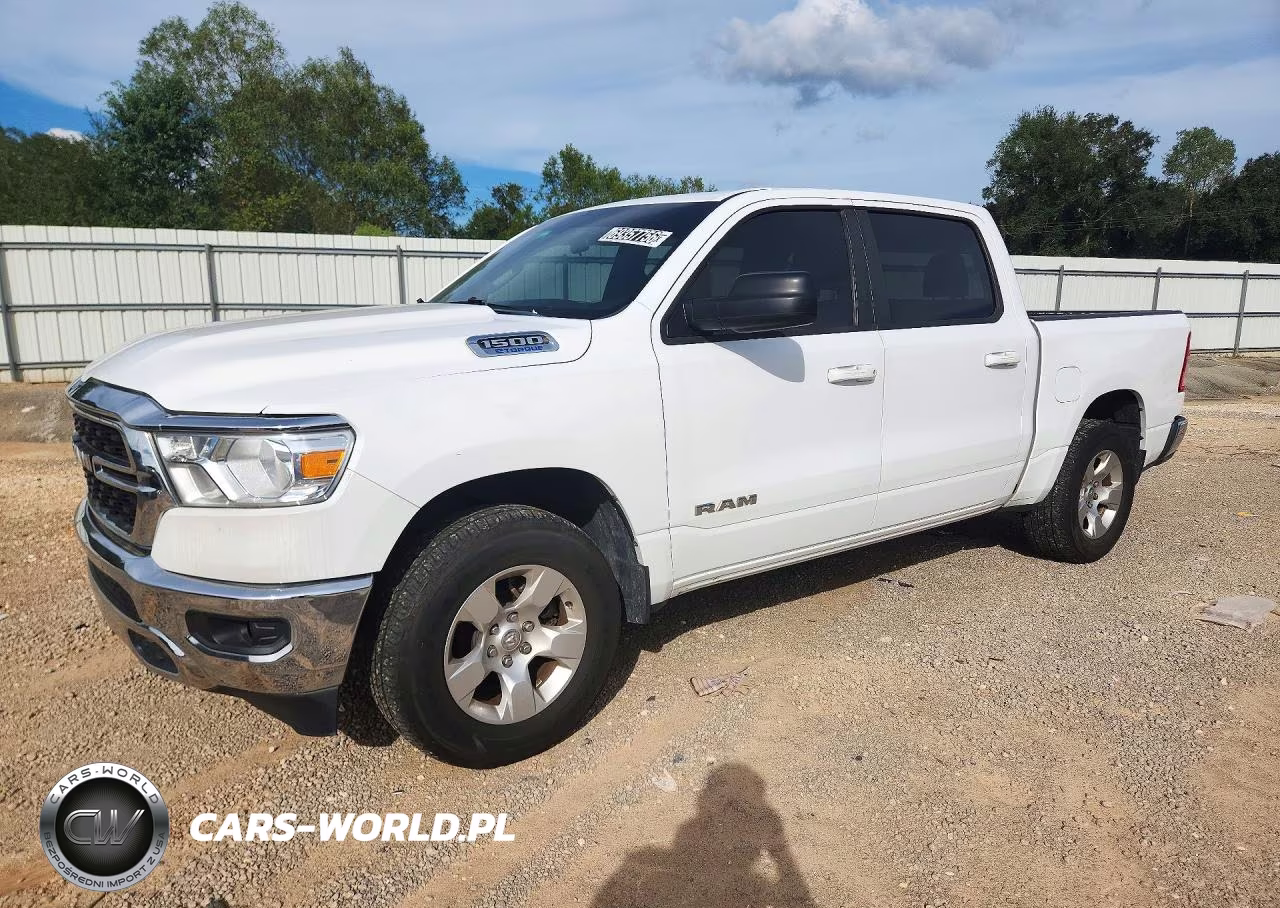 2022 Ram 1500 Big Horn-Lone Star VIN:1C6RRFFG4NN242196 - 1