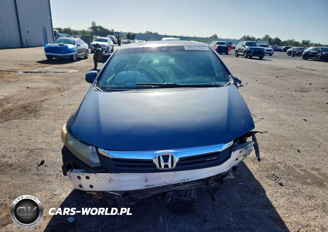 2012 Honda Civic Ex VIN:19XFB2F86CE103285 - 5