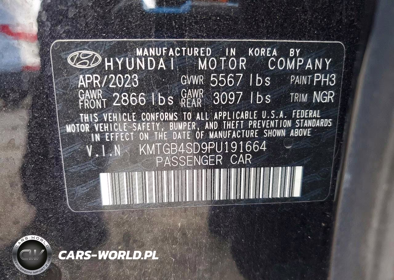 2023 Genesis G80 3.5T Sport VIN:KMTGB4SD9PU191664 - 12