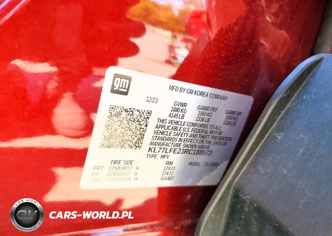 2024 Chevrolet Trax Ls VIN:KL77LFE23RC188573 - 14
