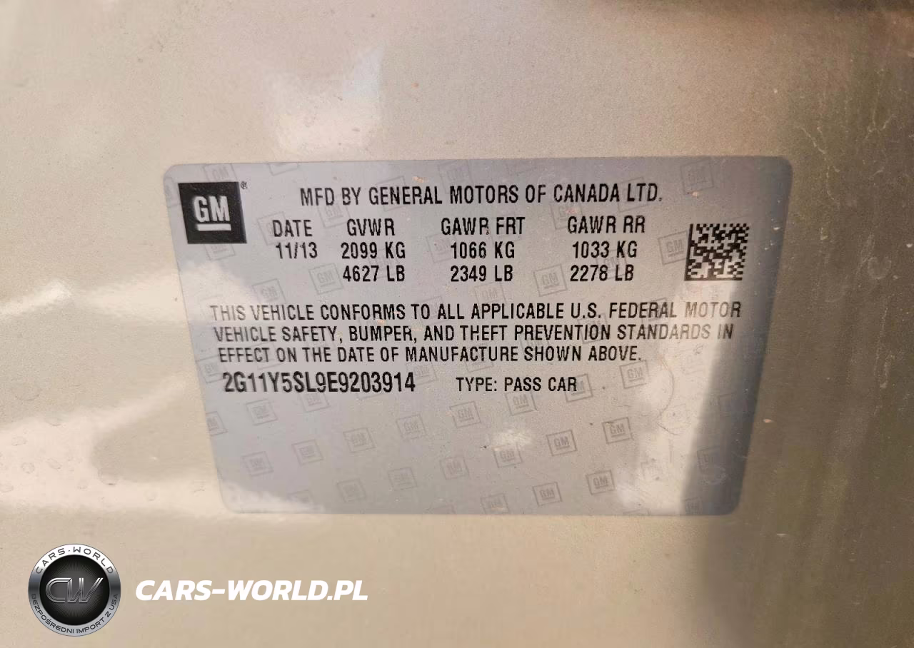 2014 Chevrolet Impala Ls VIN:2G11Y5SL9E9203914 - 12