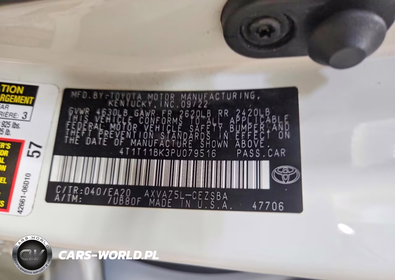 2023 Toyota Camry Se VIN:4T1T11BK3PU079516 - 12