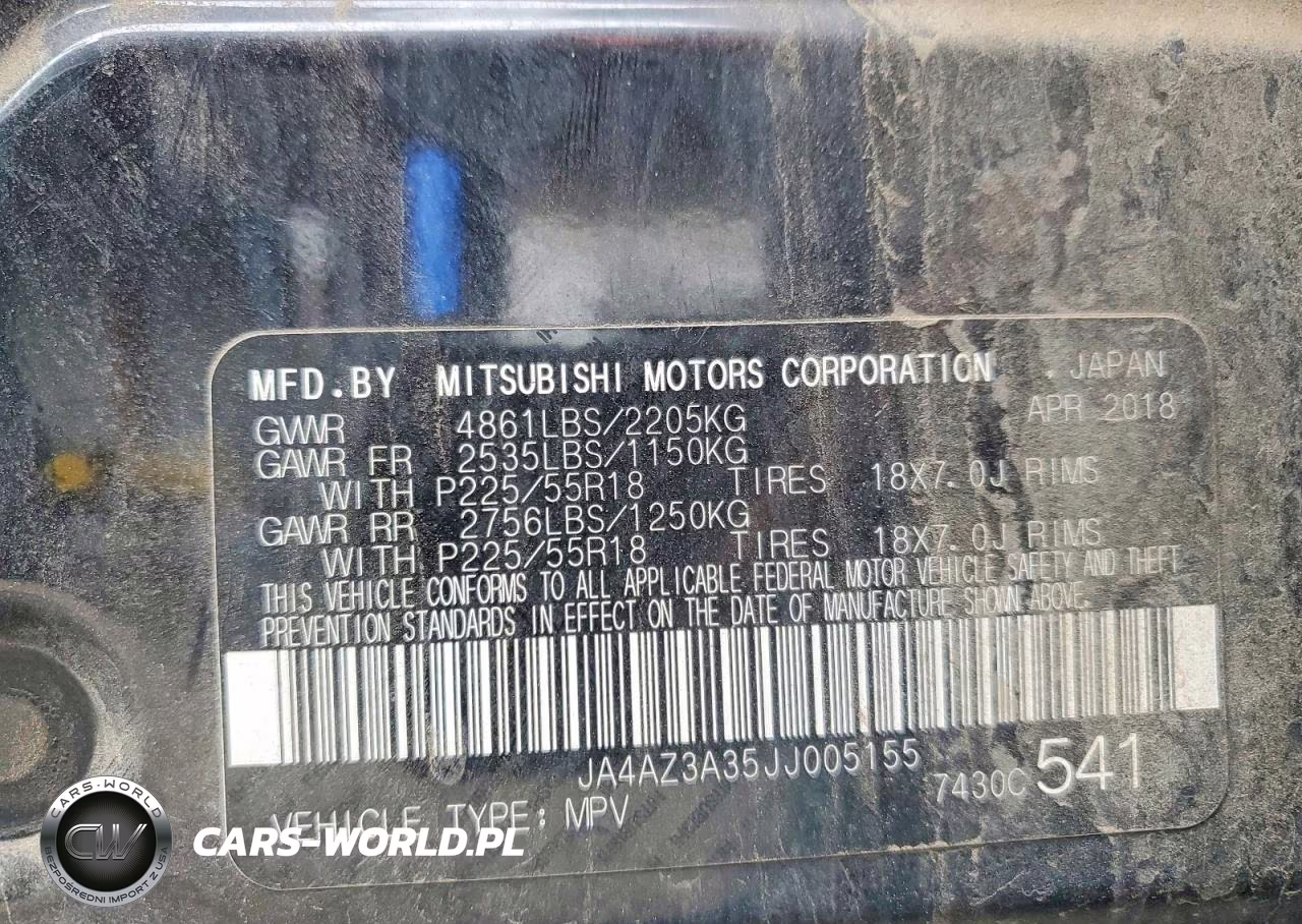 2018 Mitsubishi Outlander Se VIN:JA4AZ3A35JJ005155 - 12