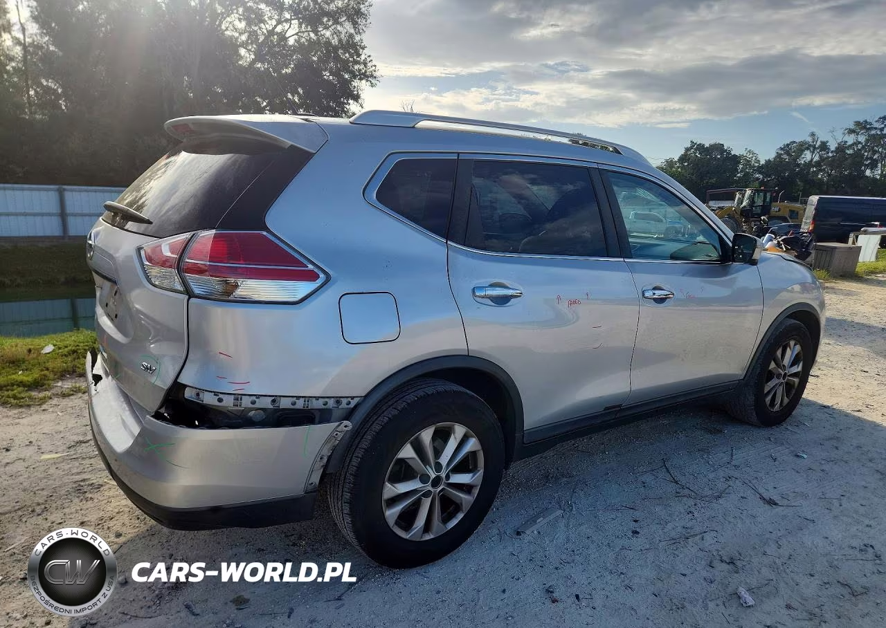 2016 Nissan Rogue Sv VIN:KNMAT2MT0GP736126 - 3