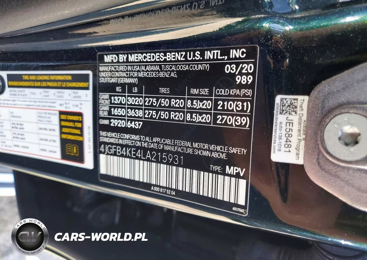 2020 Mercedes-Benz Gle 350 4Matic VIN:4JGFB4KE4LA215931 - 13