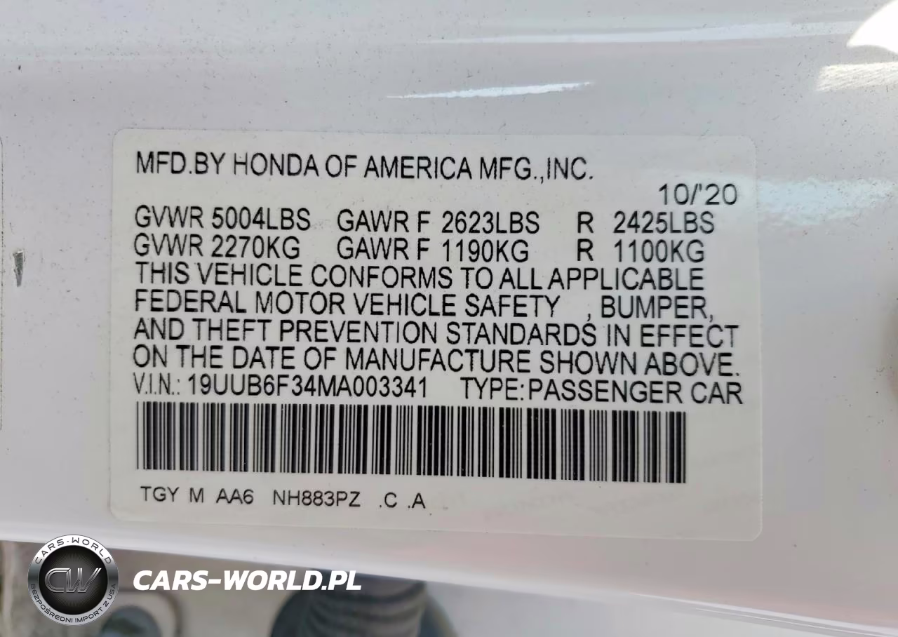 2021 Acura Tlx VIN:19UUB6F34MA003341 - 13