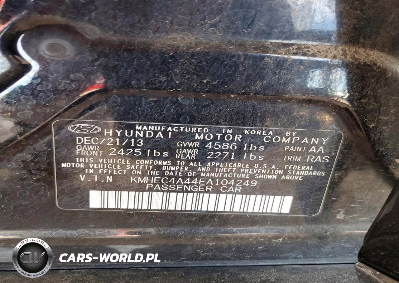 2014 Hyundai Sonata Hybrid VIN:KMHEC4A44EA104249 - 13