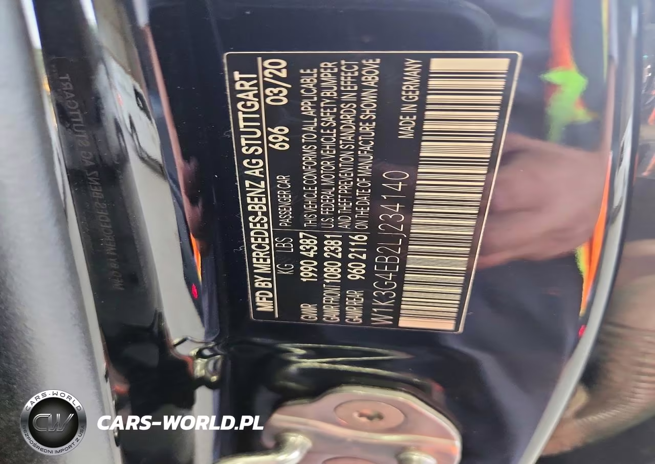 2020 Mercedes-Benz A 220 VIN:W1K3G4EB2LJ234140 - 12