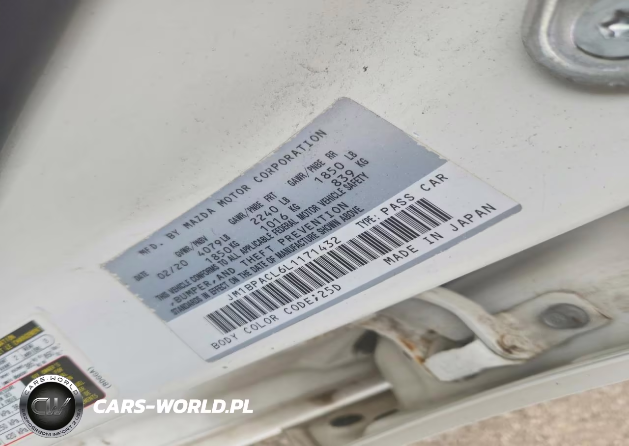 2020 Mazda 3 Select VIN:JM1BPACL6L1171432 - 12