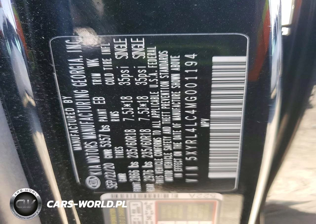 2021 Kia Sorento S VIN:5XYRL4LC4MG001194 - 13
