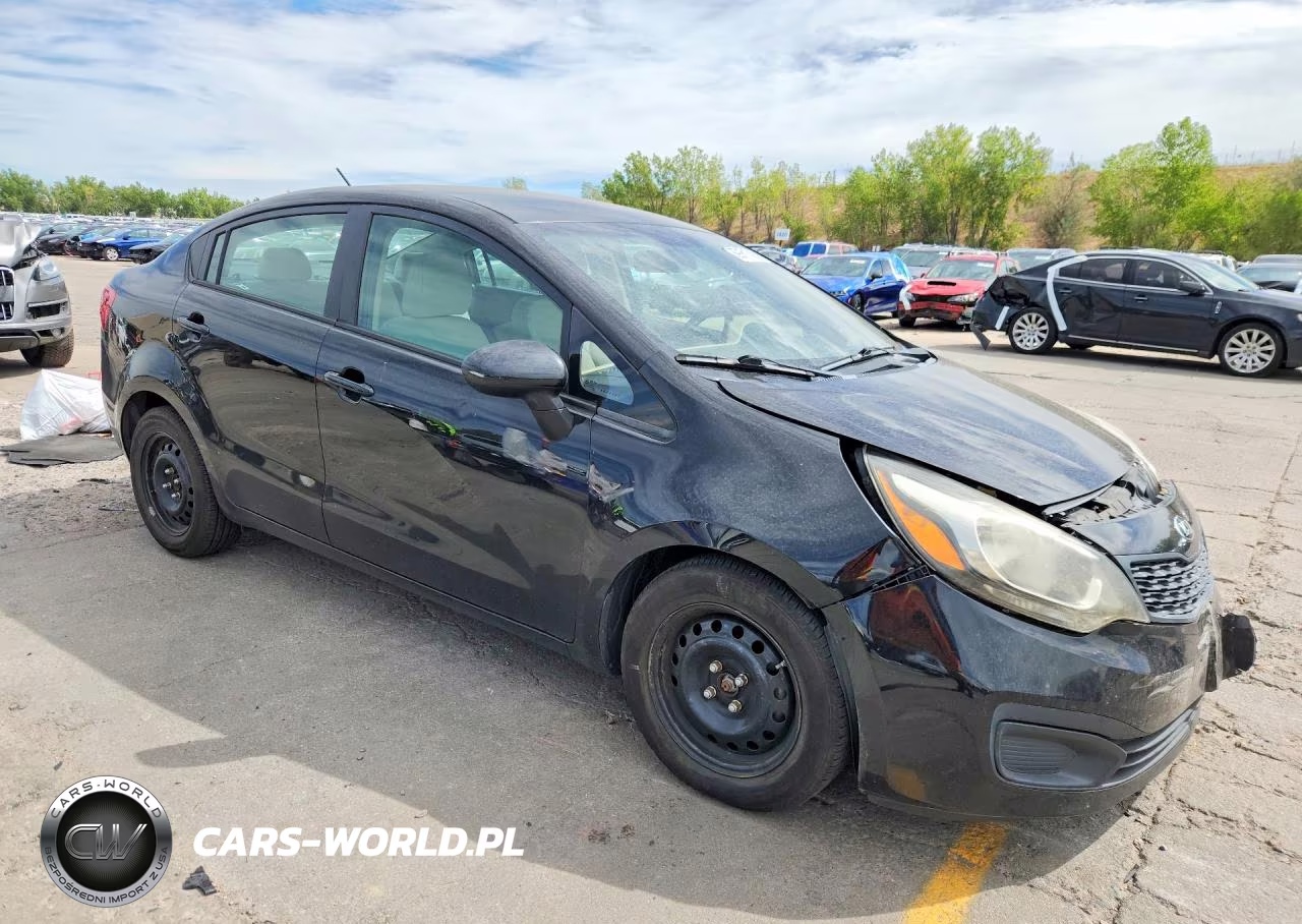 2013 Kia Rio Lx VIN:KNADM4A34D6237466 - 4