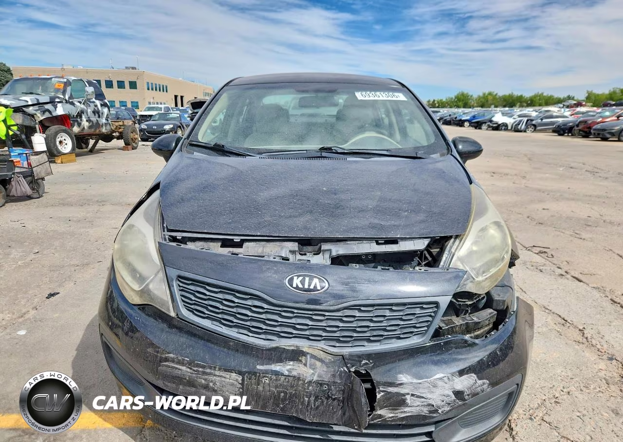 2013 Kia Rio Lx VIN:KNADM4A34D6237466 - 5