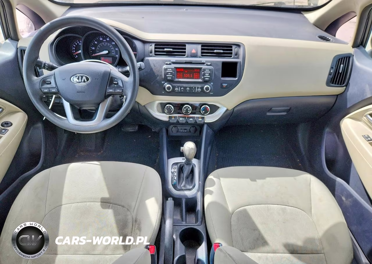2013 Kia Rio Lx VIN:KNADM4A34D6237466 - 8
