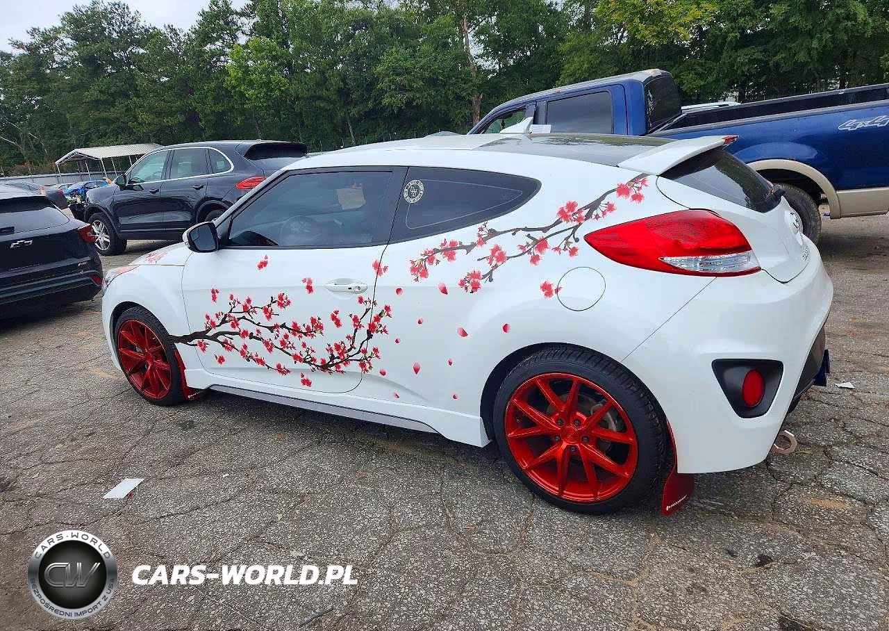 2016 Hyundai Veloster Turbo VIN:KMHTC6AE2GU293531 - 2