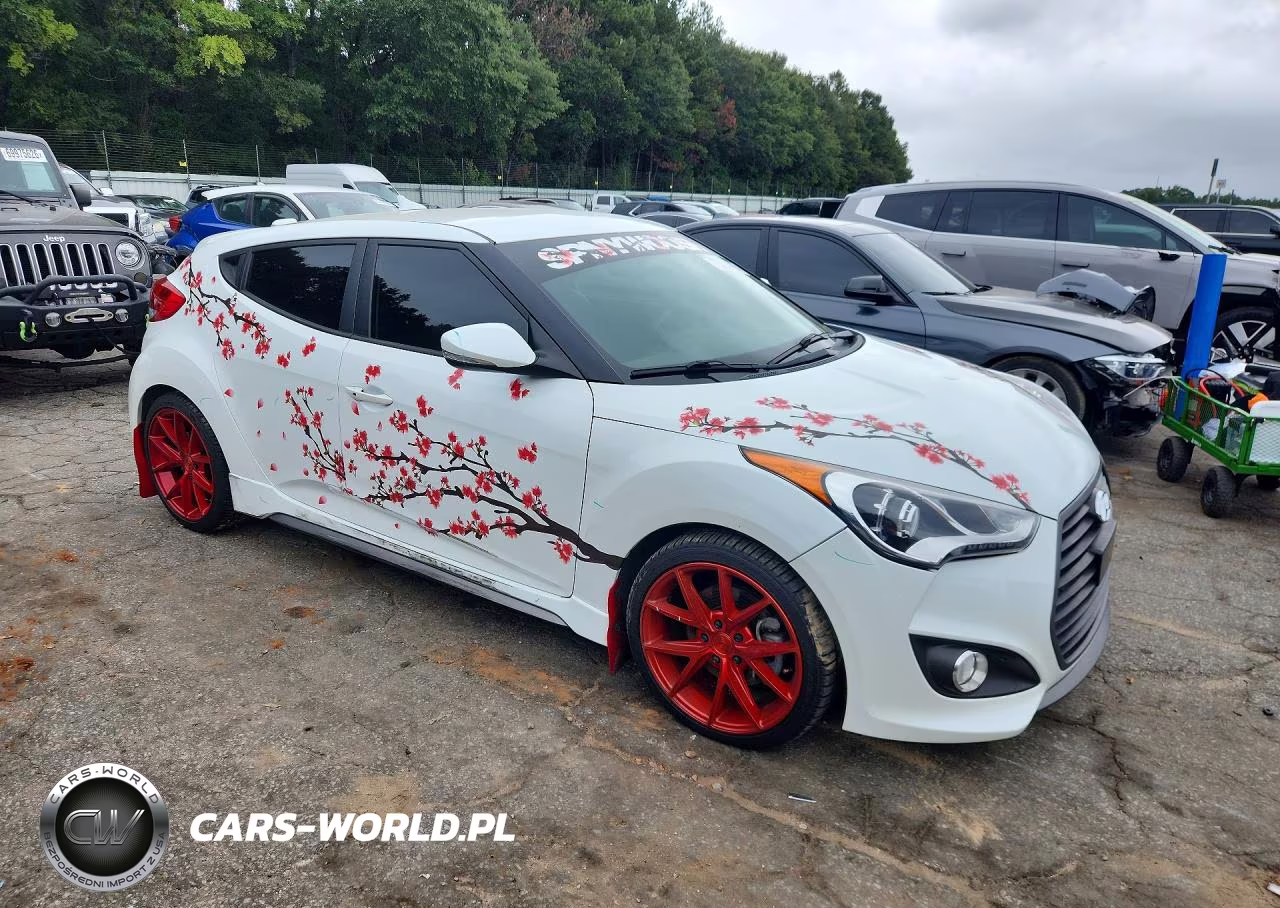 2016 Hyundai Veloster Turbo VIN:KMHTC6AE2GU293531 - 4