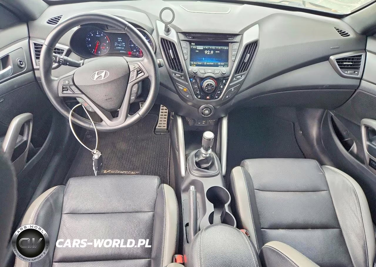 2016 Hyundai Veloster Turbo VIN:KMHTC6AE2GU293531 - 8