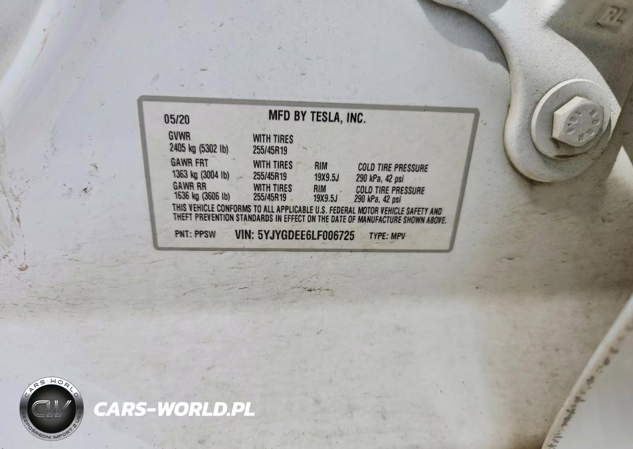 2020 Tesla Model Y VIN:5YJYGDEE6LF006725 - 13