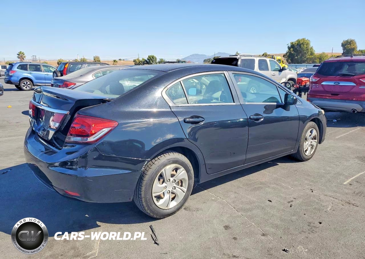 2014 Honda Civic Lx VIN:19XFB2F59EE218374 - 3