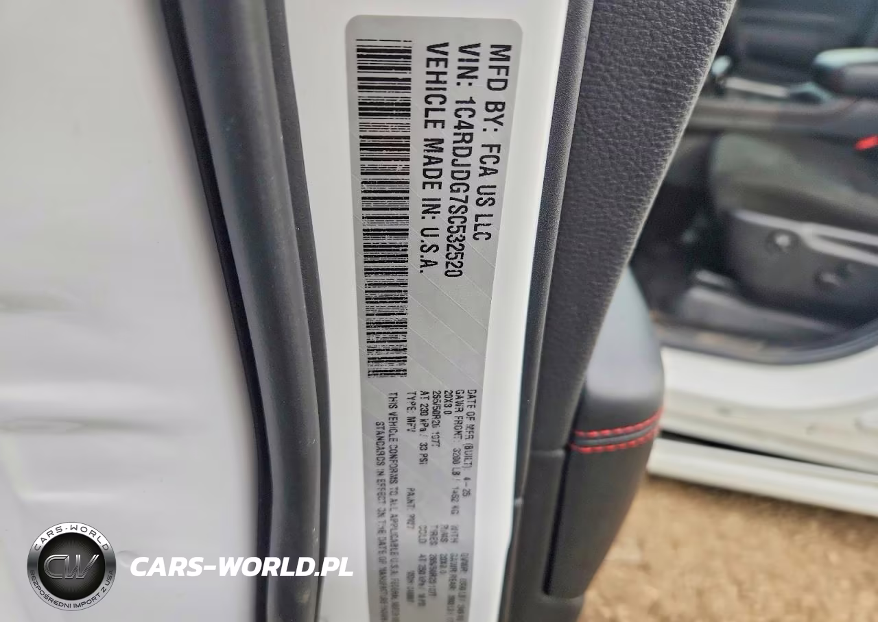 2025 Dodge Durango Gt VIN:1C4RDJDG7SC532520 - 12