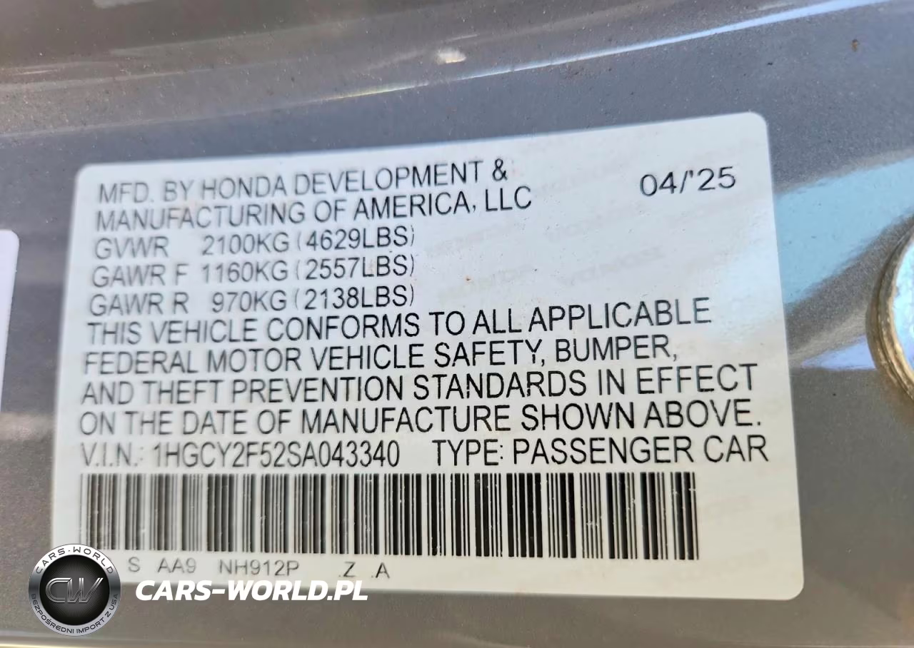 2025 Honda Accord Hybrid Sport VIN:1HGCY2F52SA043340 - 13
