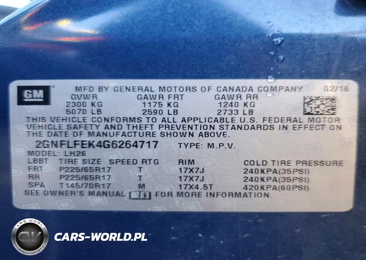 2016 Chevrolet Equinox Lt VIN:2GNFLFEK4G6264717 - 13