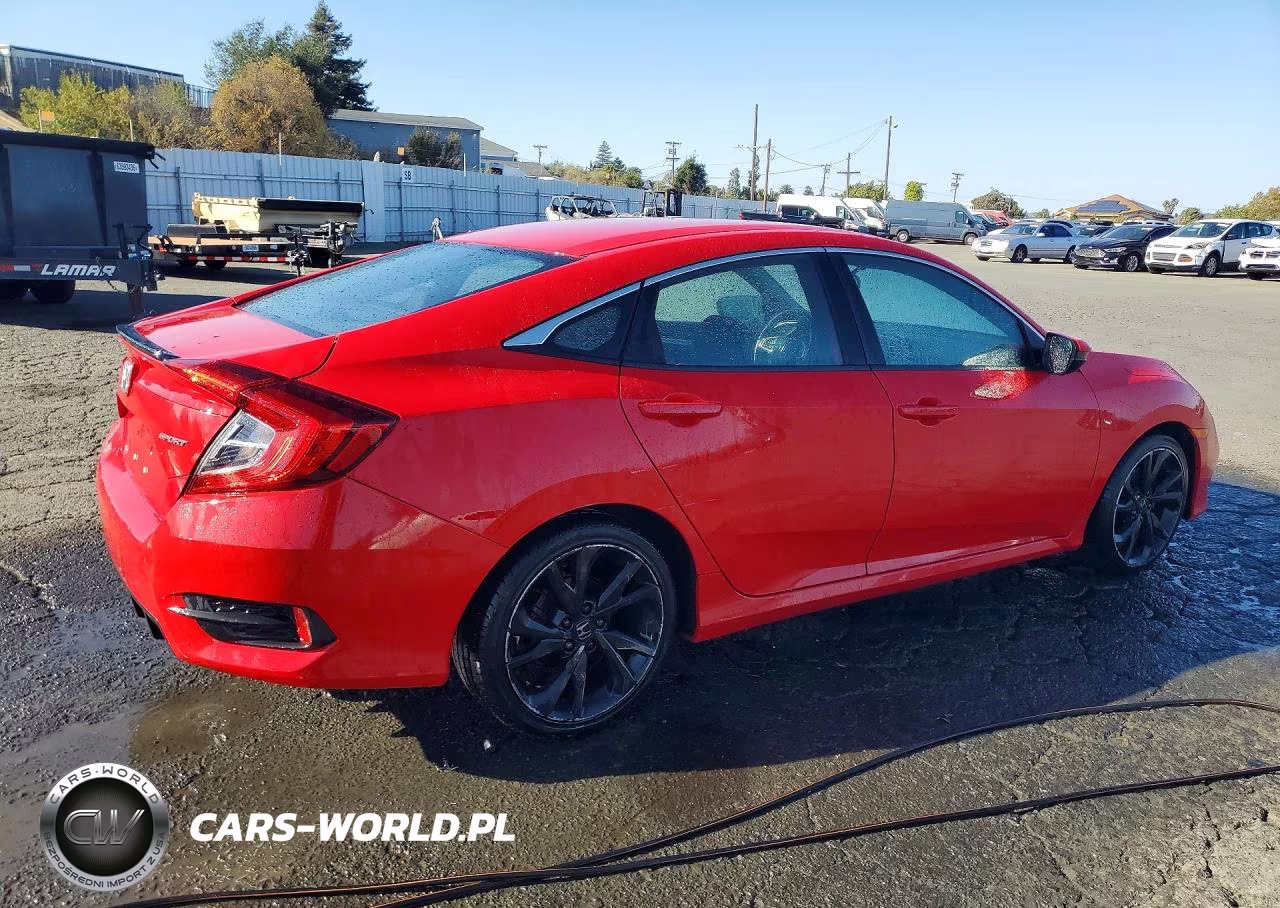 2019 Honda Civic Sport VIN:2HGFC2F88KH527200 - 3