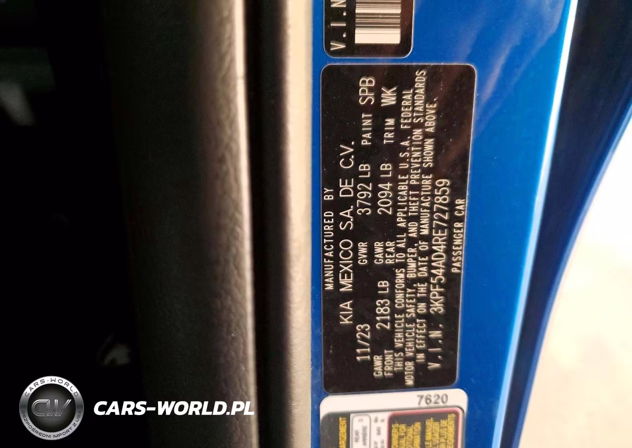 2024 Kia Forte Gt Line VIN:3KPF54AD4RE727859 - 13