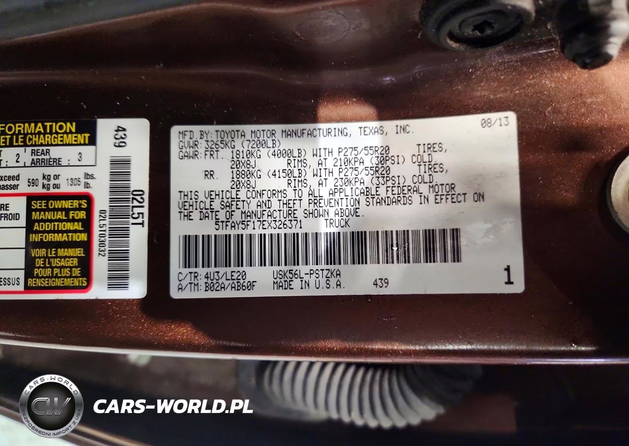 2014 Toyota Tundra Crewmax Platinum VIN:5TFAY5F17EX326371 - 12