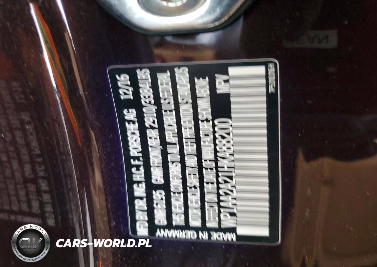 2017 Porsche Cayenne VIN:WP1AA2A21HKA88200 - 13