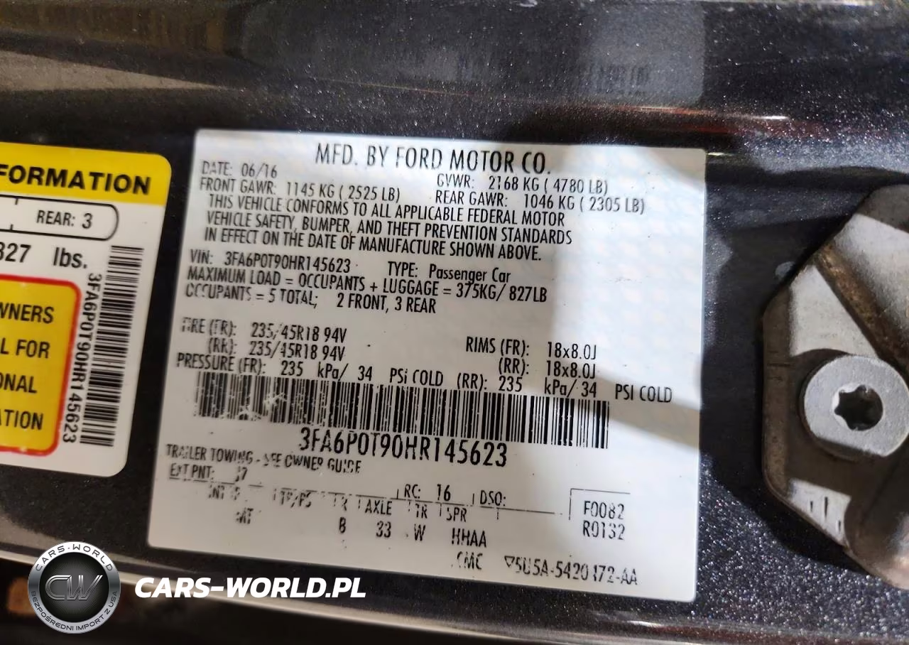 2017 Ford Fusion Se VIN:3FA6P0T90HR145623 - 12