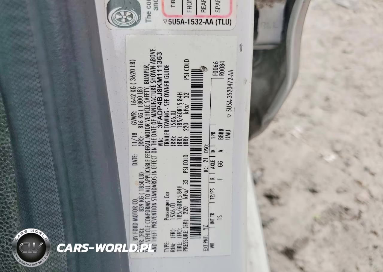 2019 Ford Fiesta Se VIN:3FADP4BJ8KM111363 - 12