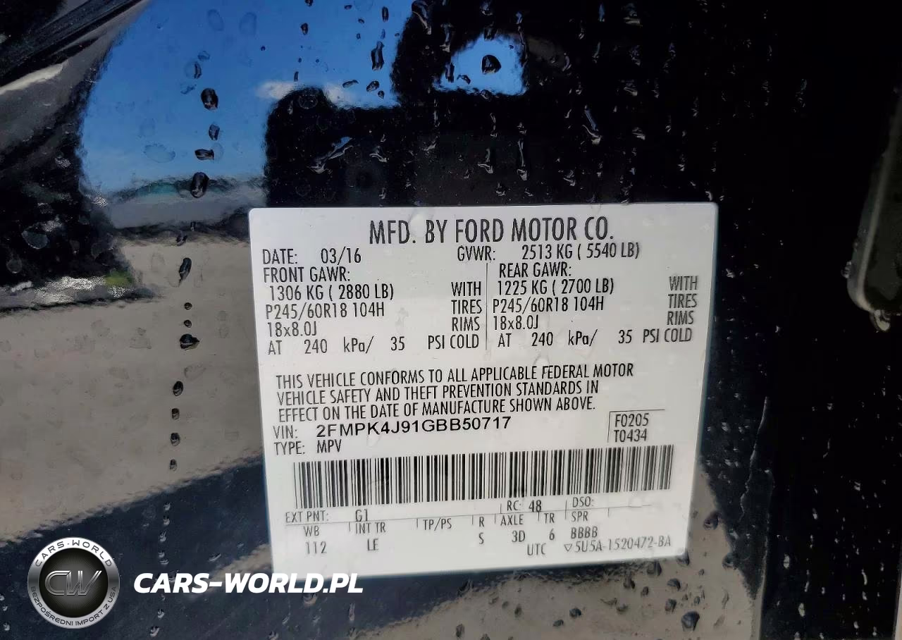 2016 Ford Edge Sel VIN:2FMPK4J91GBB50717 - 14