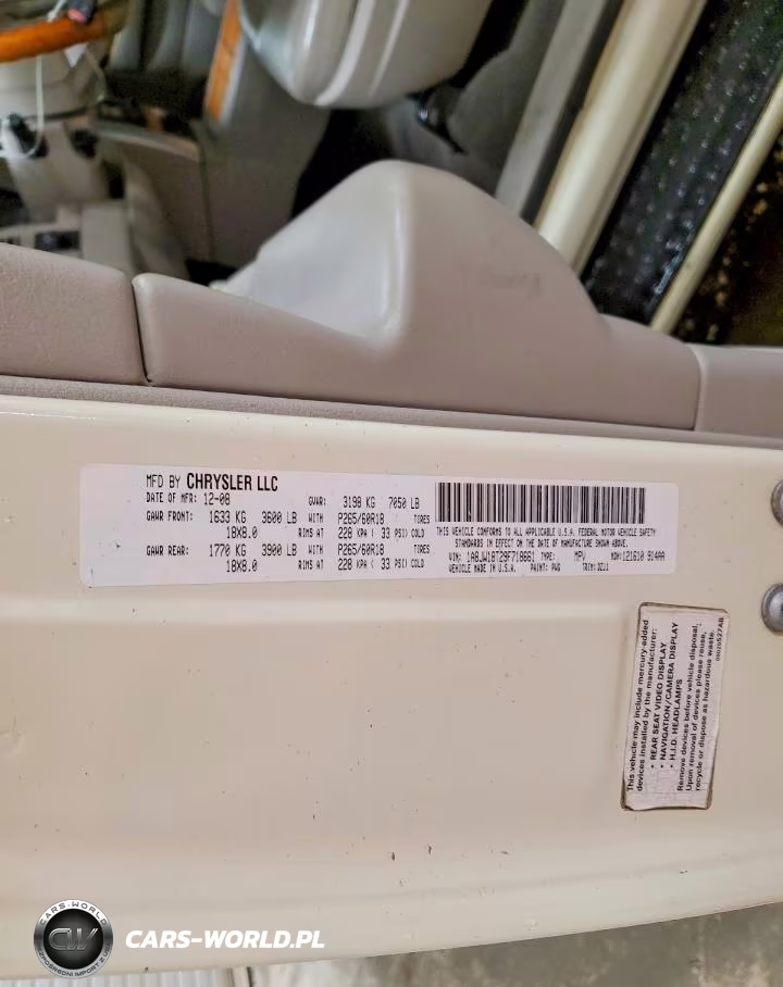 2009 Chrysler Aspen Hybrid Limited VIN:1A8JW18T29F718661 - 13