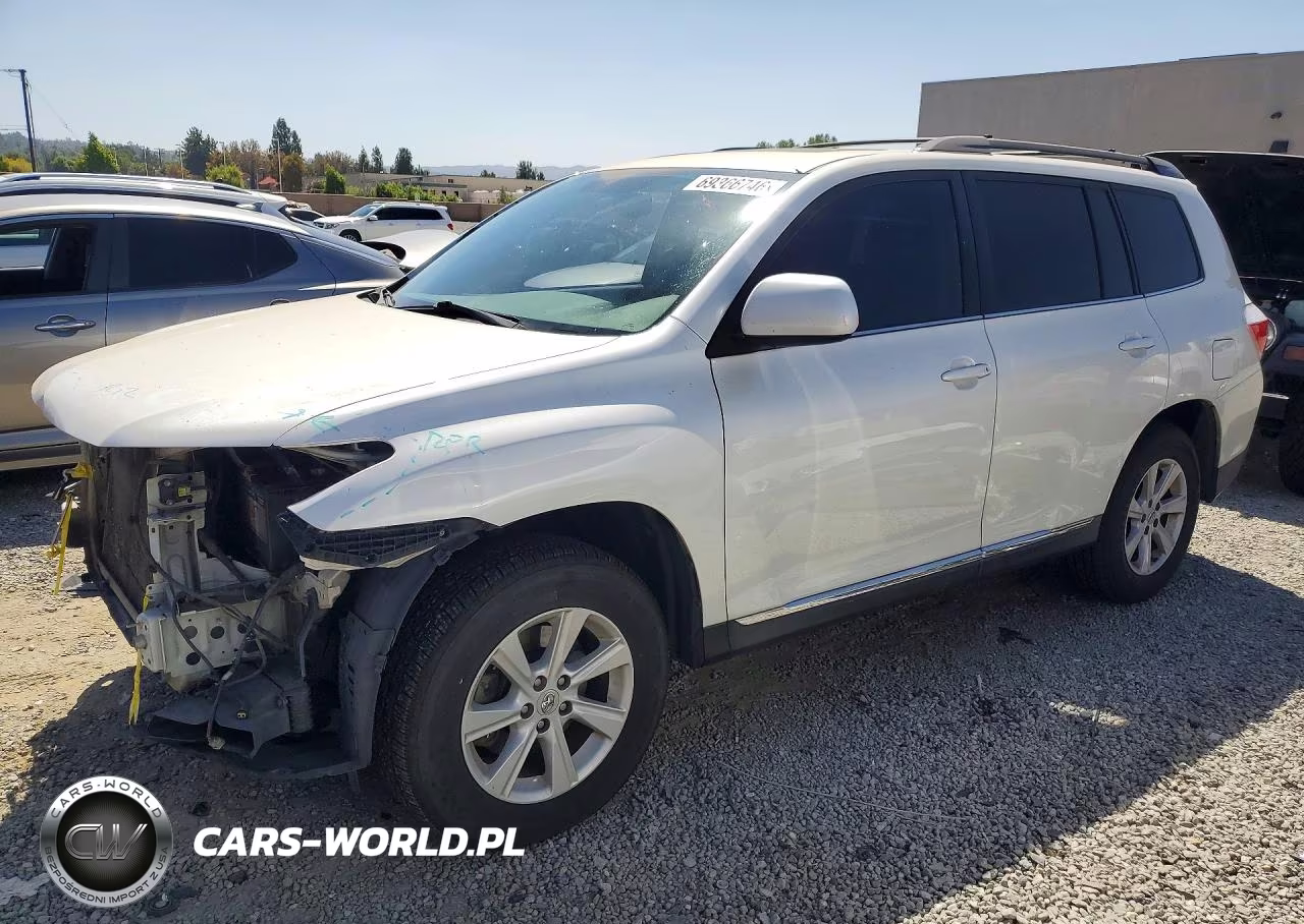 2012 Toyota Highlander Se VIN:5TDZK3EH6CS078799 - 1