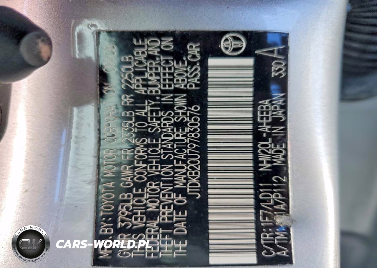 2009 Toyota Prius VIN:JTDKB20U797830576 - 13