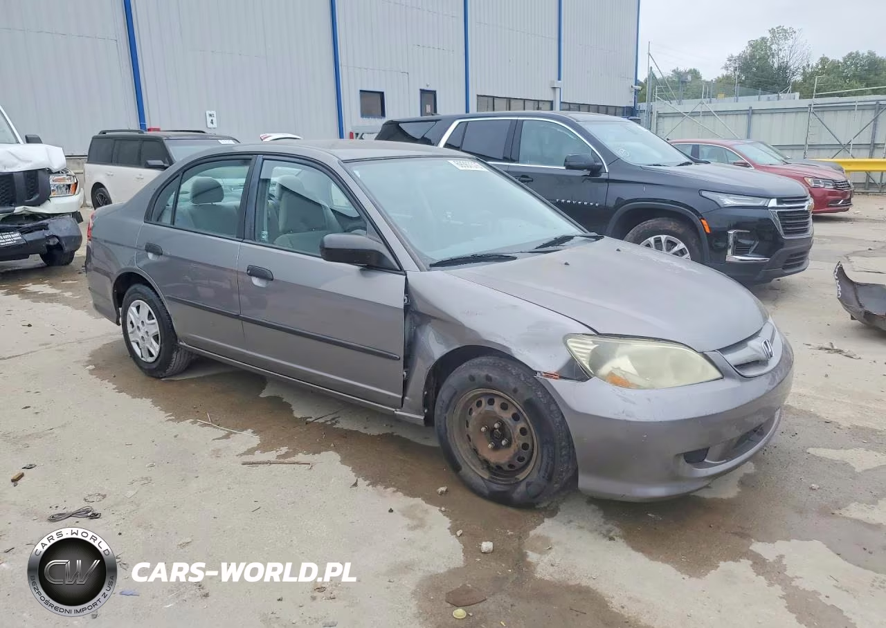 2005 Honda Civic Dx VIN:1HGES16435L017446 - 4