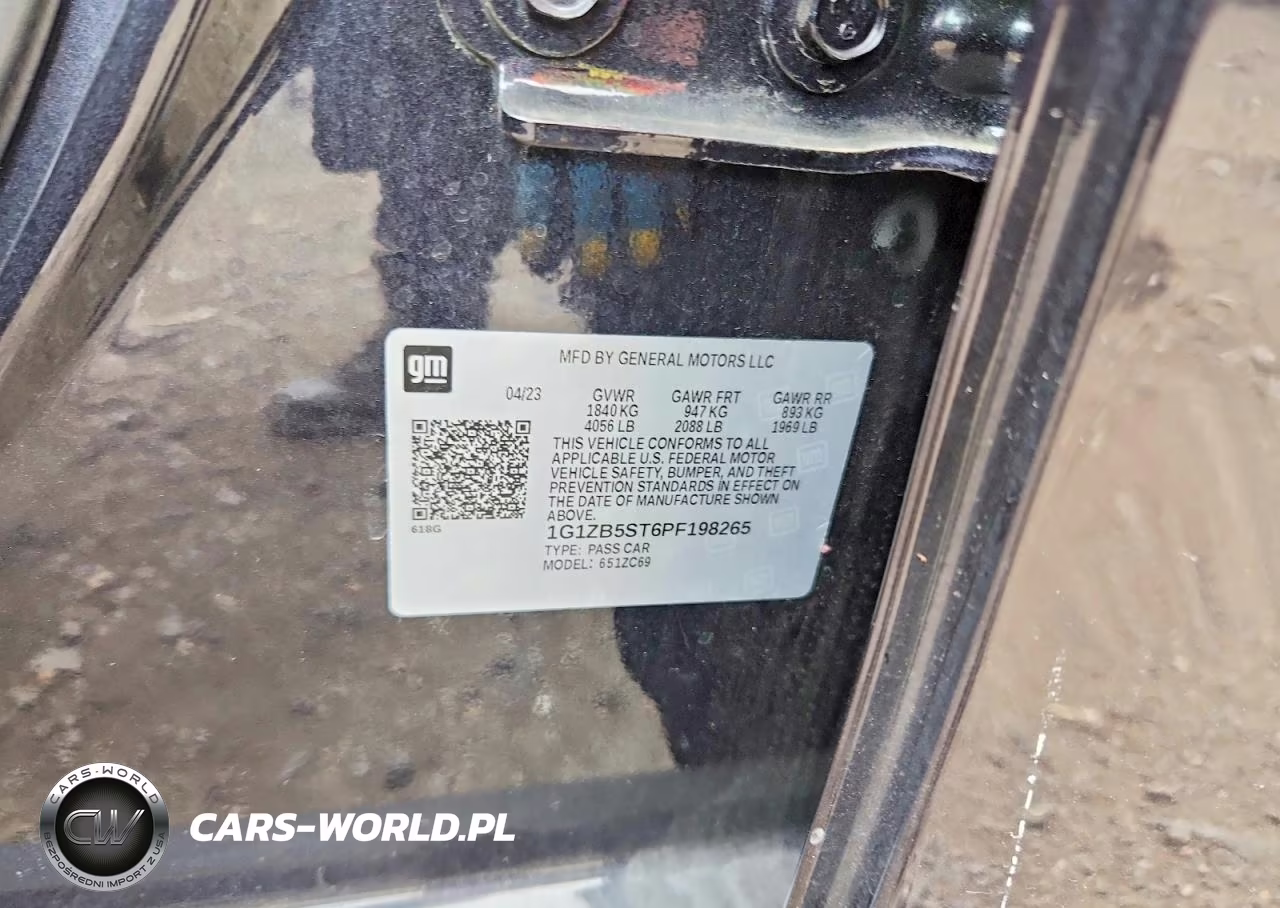 2023 Chevrolet Malibu Ls VIN:1G1ZB5ST6PF198265 - 12