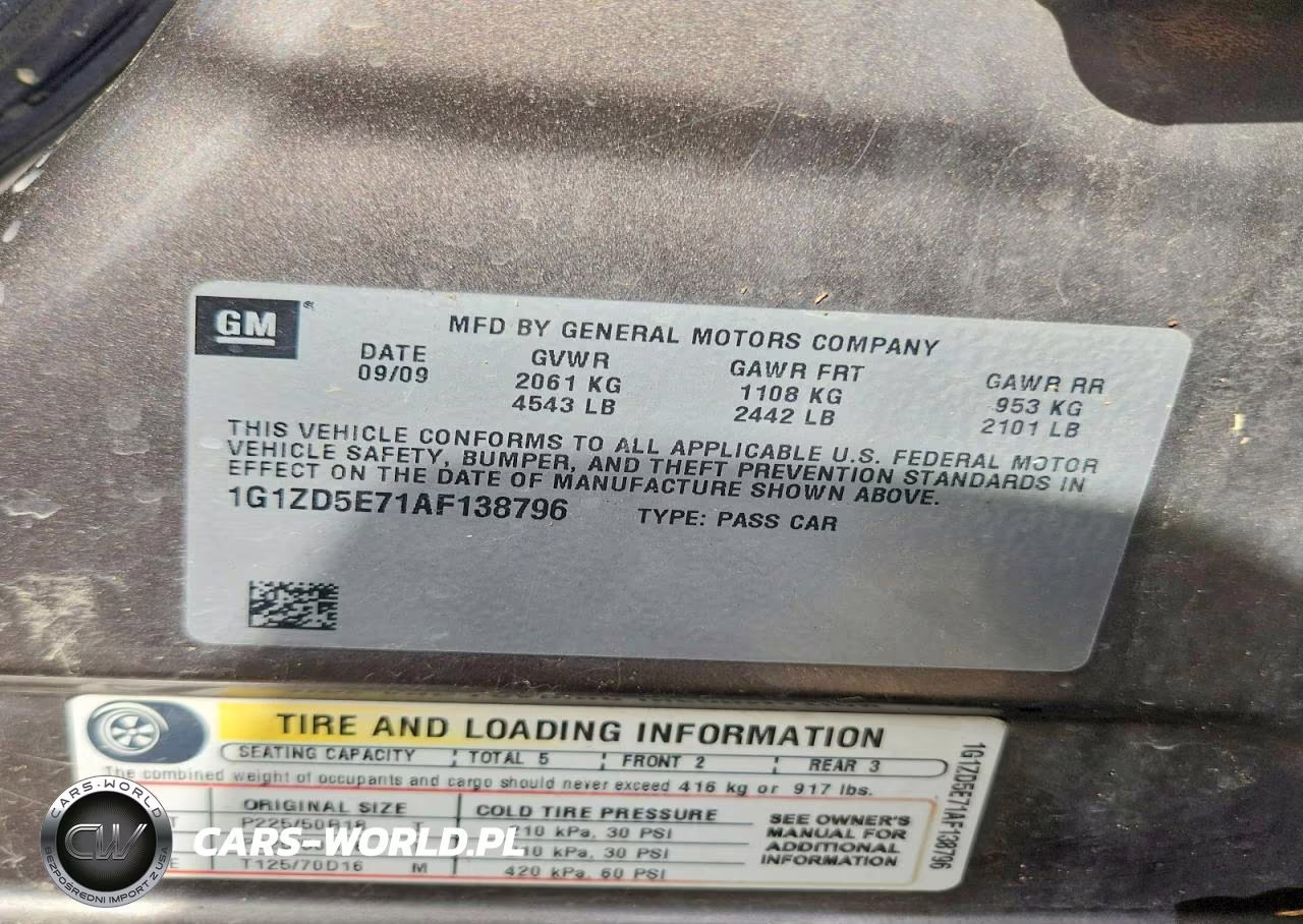 2010 Chevrolet Malibu 2Lt VIN:1G1ZD5E71AF138796 - 12