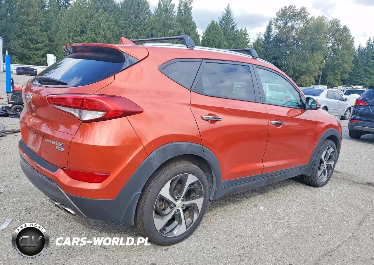 2016 Hyundai Tucson Limited VIN:KM8J3CA29GU127874 - 3