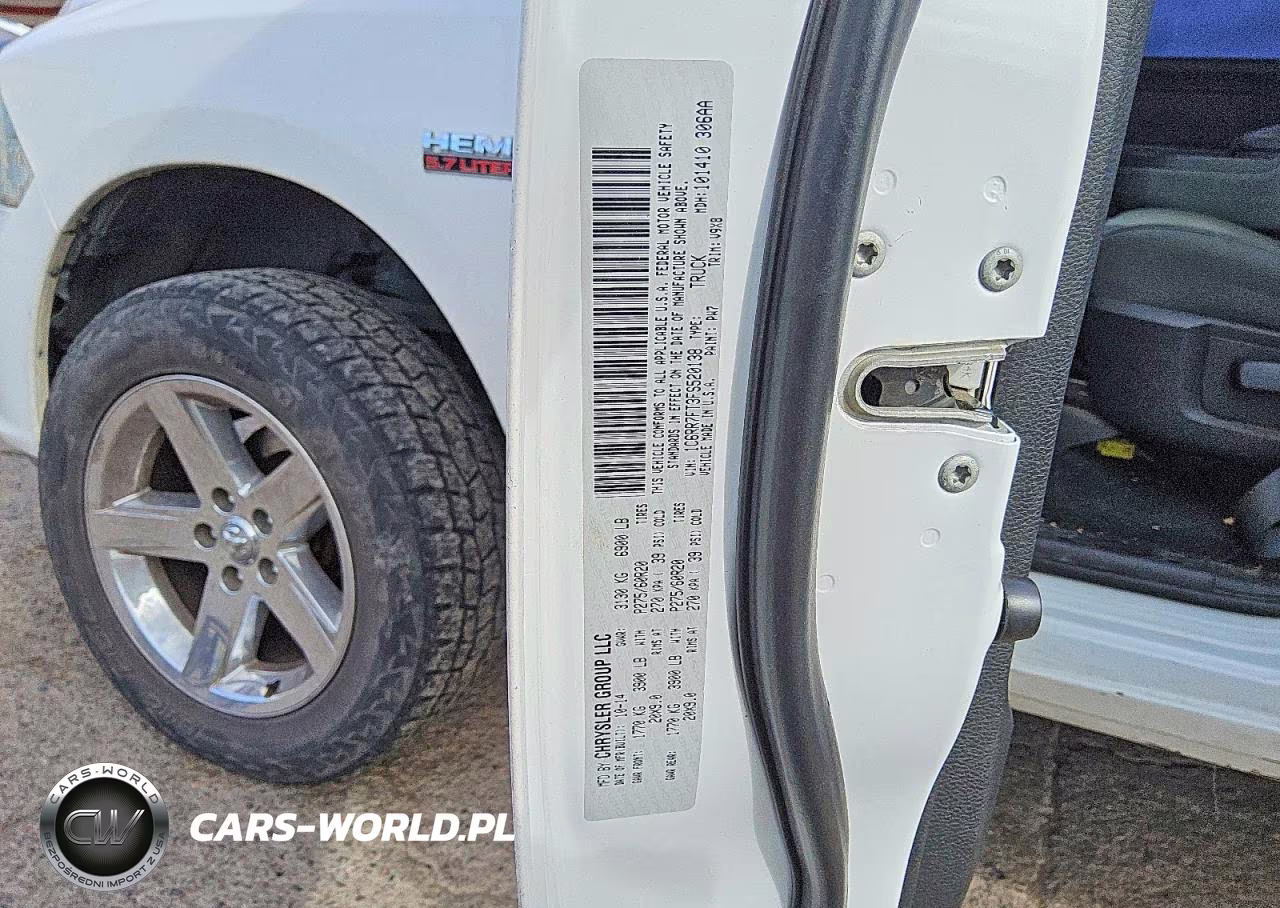 2015 Ram 1500 St VIN:1C6RR7FT3FS520138 - 12