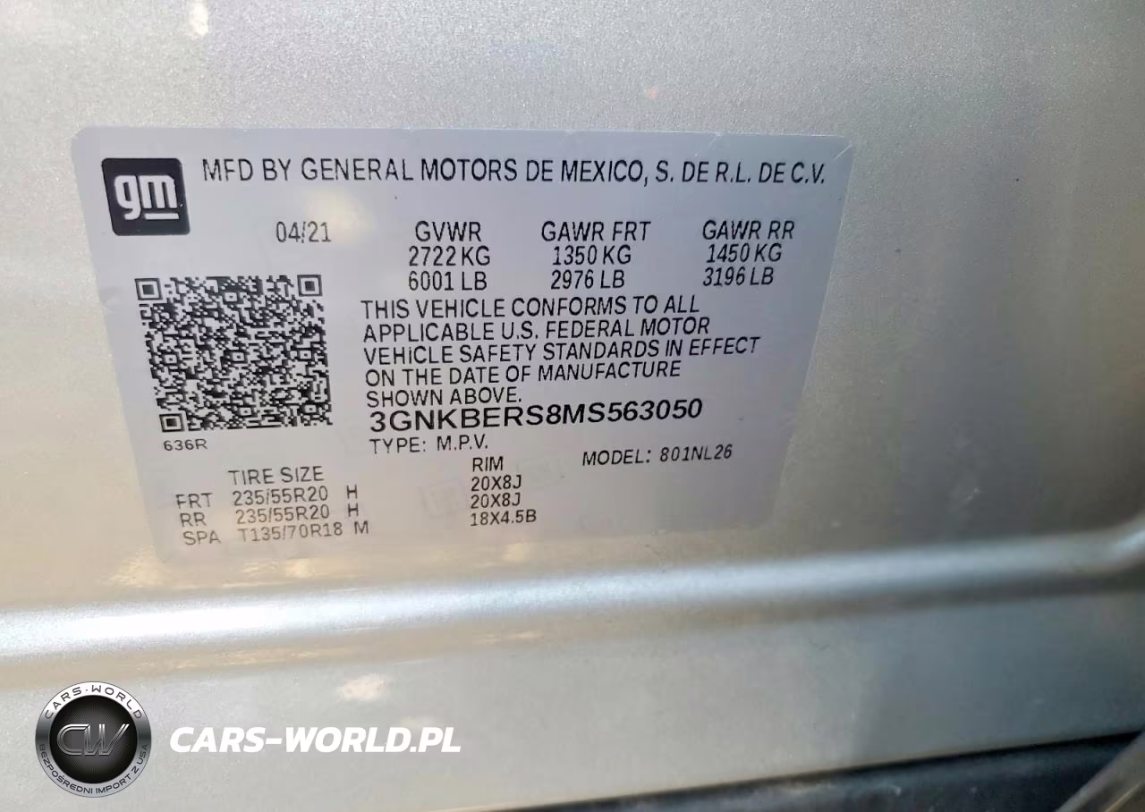 2021 Chevrolet Blazer Rs VIN:3GNKBERS8MS563050 - 13