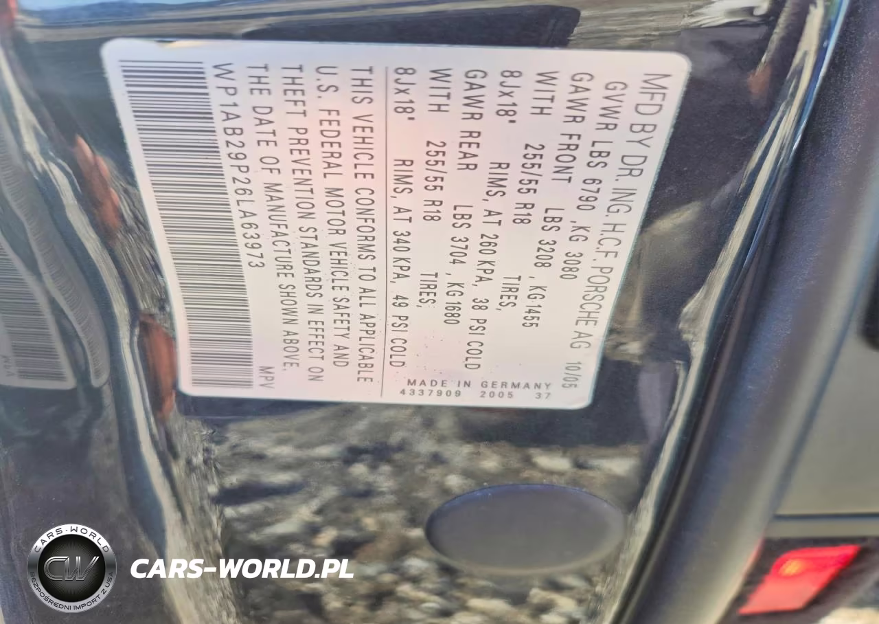 2006 Porsche Cayenne S VIN:WP1AB29P26LA63973 - 13