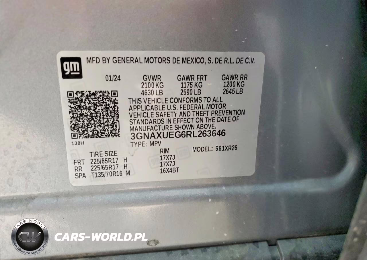 2024 Chevrolet Equinox Lt VIN:3GNAXUEG6RL263646 - 13