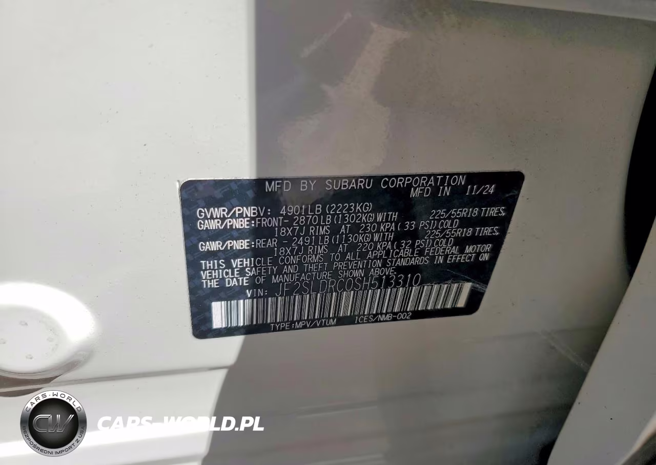 2025 Subaru Forester Limited VIN:JF2SLDRC0SH513310 - 13