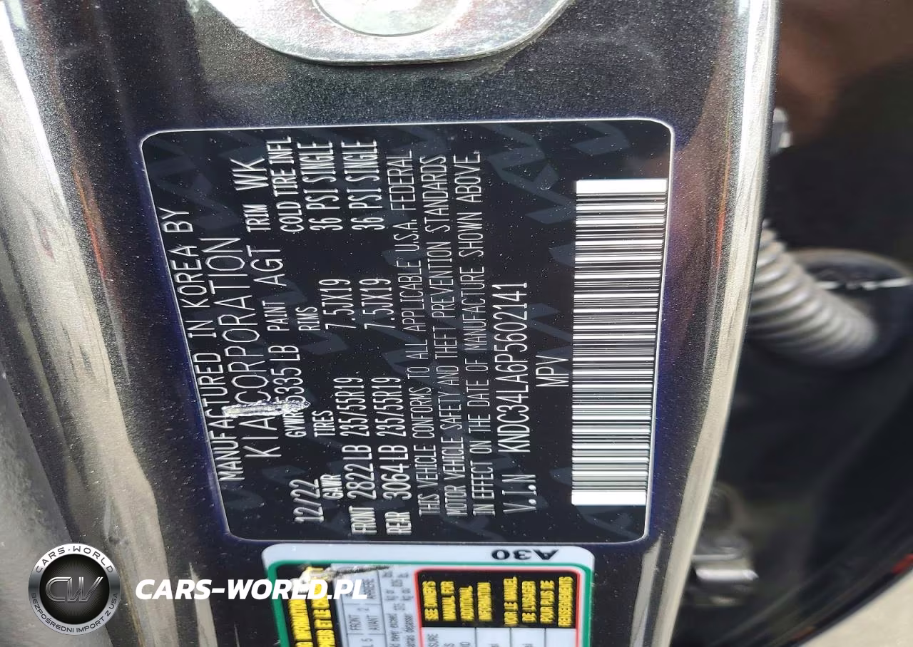 2023 Kia Ev6 Wind VIN:KNDC34LA6P5602141 - 14
