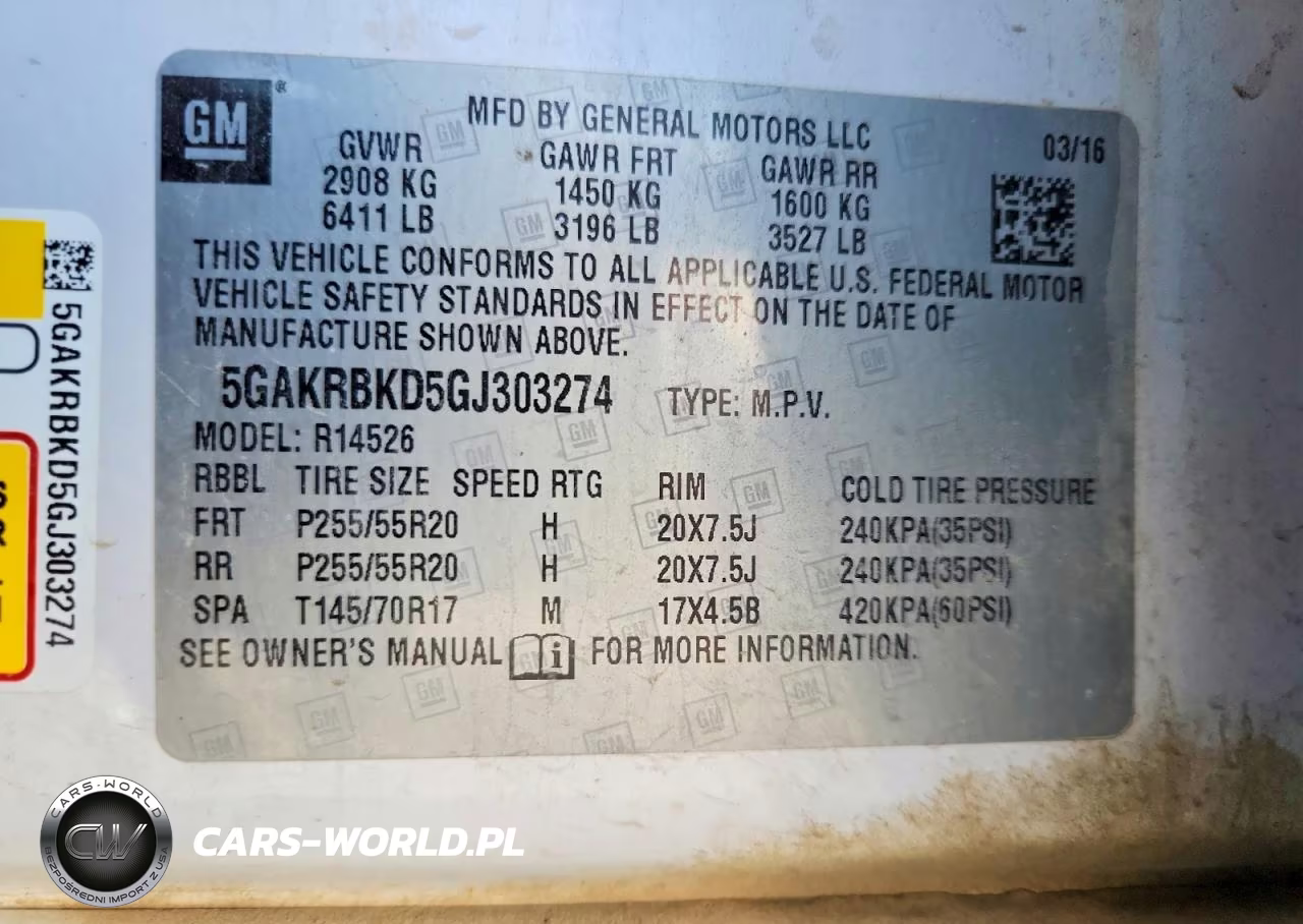 2016 Buick Enclave VIN:5GAKRBKD5GJ303274 - 13